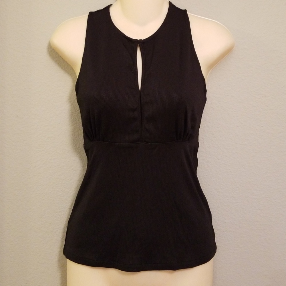 Kenneth Cole Keyhole Sleeveless Top Medium